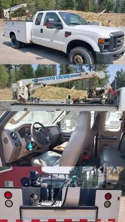 Ford F350 Crane Truck