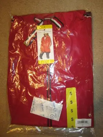 kNew w Tag Tommy Hilfiger Womens Red Windbreaker Jacket