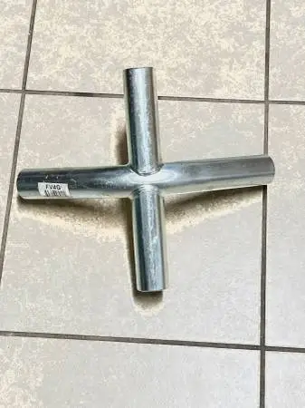 canopy fittings coupling connectors and foot pad connectors