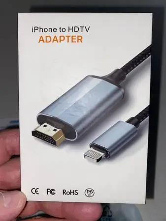 IPhone To HDTV HDMI Streaming Cable Mirror Stream To TV New