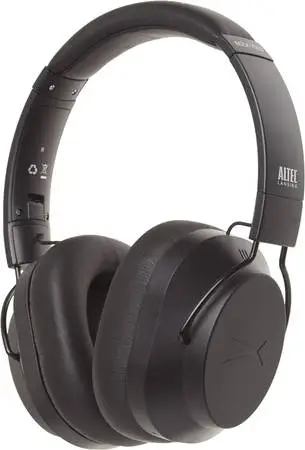 Altec Lansing Whisper Active Noise Cancelling Headphones - Black - NEW