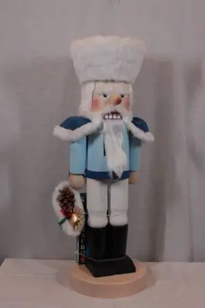 RARE HUGE 31 STEINBACH FATHER FROST NUTCRACKER S-1655 + BOOK