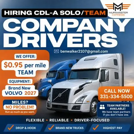 CDL-A OTR Team Driver