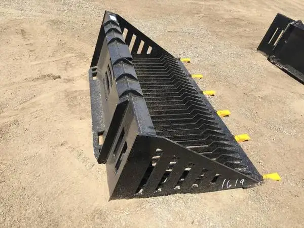 New 66 Inch Skid Steer Rock Bucket