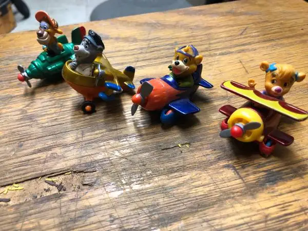 McDonald’s toys I think they came in the happy meals of the 1980s