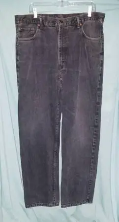 Vintage Black Levis Strauss and Co. Mens Jeans 40 X 34 Excellent Condition
