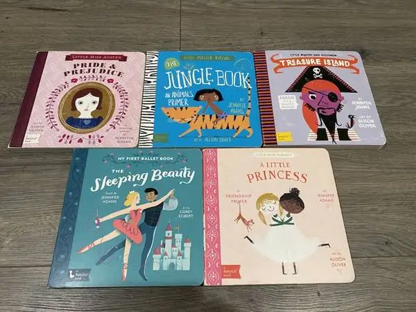 BABY LIT BOARD BOOKS ~ PRIMERS BOOK SERIES ~ 5 Board Books