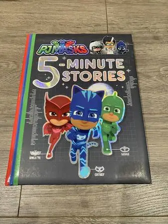 PJ MASK 5 MINUTE STORIES COLLECTION LARGE Hardcover BOOK