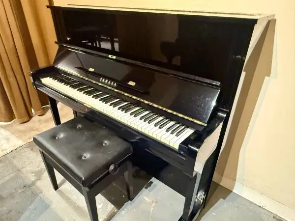 Piano, natural wood color studio size, piano tuner’s deal