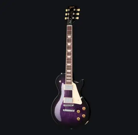 Like new Gibson Les Paul Purple burst Studio Hybrid w/case ,amp & lots