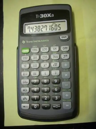 Texas Instruments scientific calculator