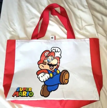 SUPER MARIO TOTE BAG BY CONTROLLER GEAR NEW