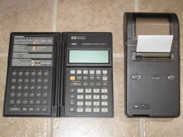 Hewlett Packard HP19B II Financial Calc. w/82240A IR Wireless Printer