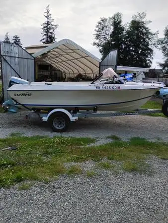 1984 17ft Olympic Fishing Boat Sale or Best Offer