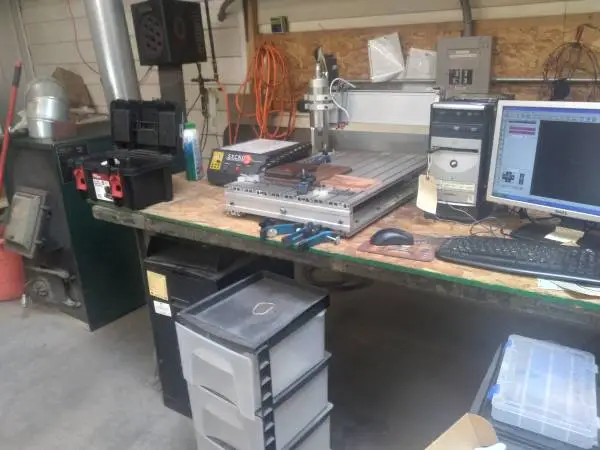 6040z CNC Router with 4th axis and Tools