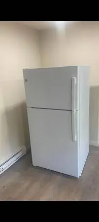 GE top freezer refrigerator ( excellent condition)