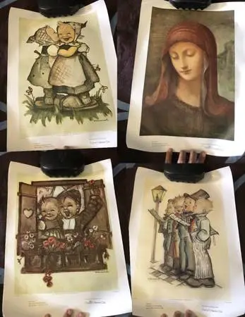 Goebel Collector’s Club Posters Set of 4 By Sister Maria Hummel