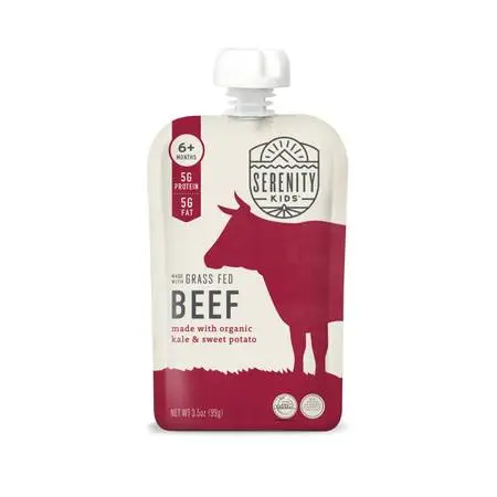 Serenity Kids 6+ Months Baby Food Puree Pouches - Ethically Sourced