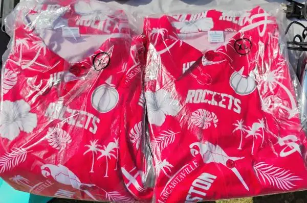 2 NEW Shirts Rocket Houston basketball size XL