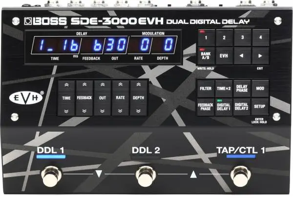 New Boss EVH 3000 Dual Delay