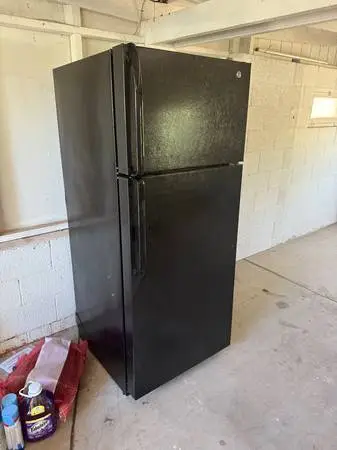 Black GE Refrigerator