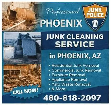 Junk Police - Phoenixs Premier Junk Removal Service 📞 480-818-2097