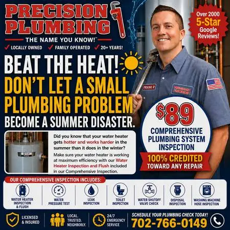 Licensed Plumber - Beat the Heat August Special