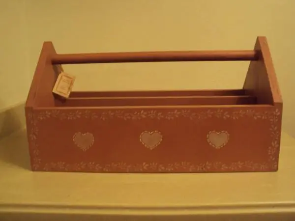 Restored Decorative Carpenter Tool Planter  Box