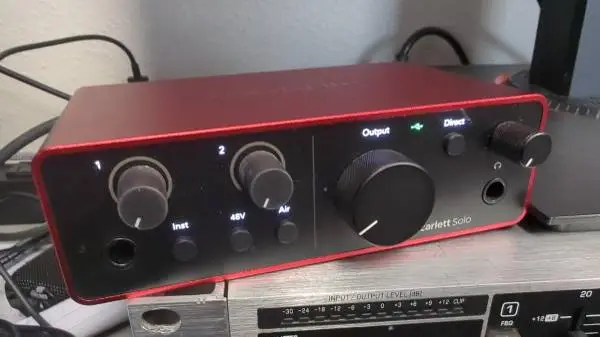 Focusrite Scarlett Solo 4th Gen USB Audio Interface