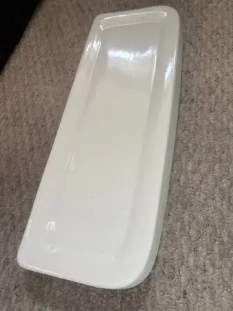 Vintage Crane Toilet Tank Lid / 20” x 7 1/2”