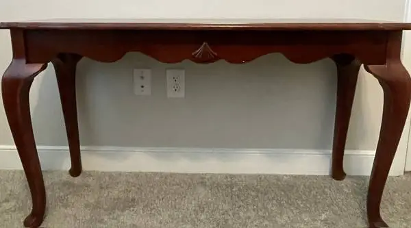 Cherry Wood Console Table