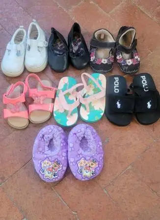 Lot of Toddler Girl size 5 shoes