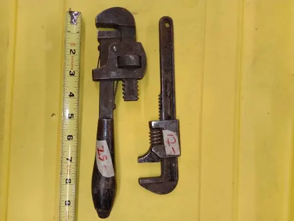 CHANNEL LOCK WRENCH and VINTAGE MONKEY WRENCHES