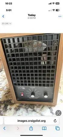Air purifier Alpine living air ionizer XL15