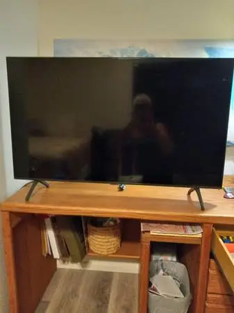 SAMSUNG 45 TV TOSHIBA BLU-RAY DISC PLAYER