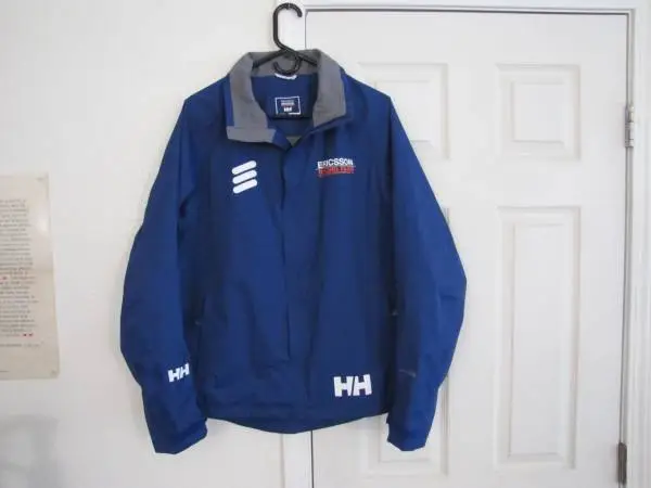 Helly Hanson Ericsson Racing Team Jacket Sz. Medium (Blue) Xlnt.