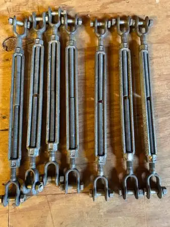 5/8 in. Turnbuckles Drop Forged Galvanized USA made
