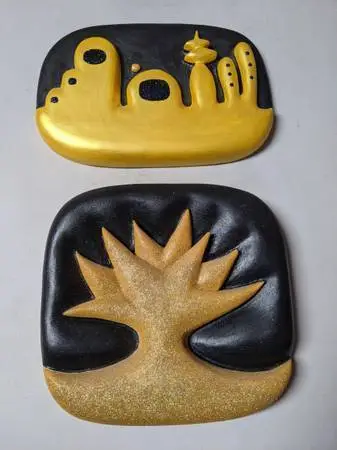 3D original unique styrofoam art pieces