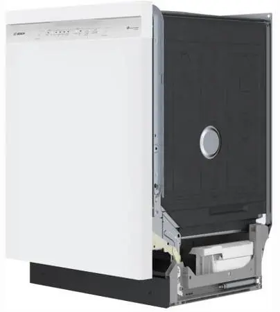 Bosch 24” Full Console Built-in Smart Dishwasher White New.