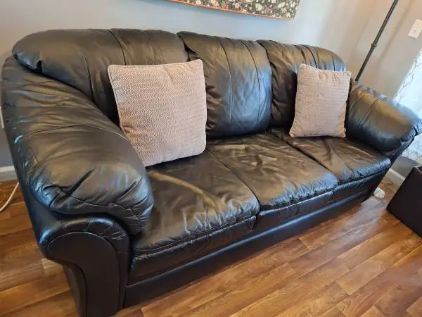 Leather couch