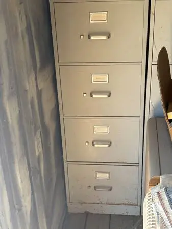 HON letter size file cabinets