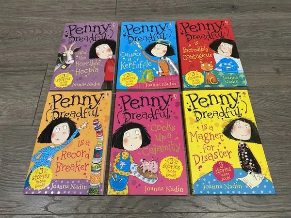PENNY DREADFUL COLLECTION by Joanna Nadin 6 PAPERBACK CHAPTER BOOKS
