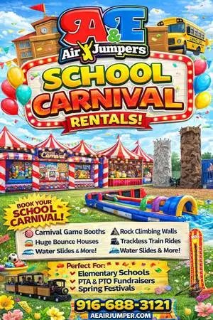 🎉 School Carnival Rentals – Bounce House - Now Booking! 🎉