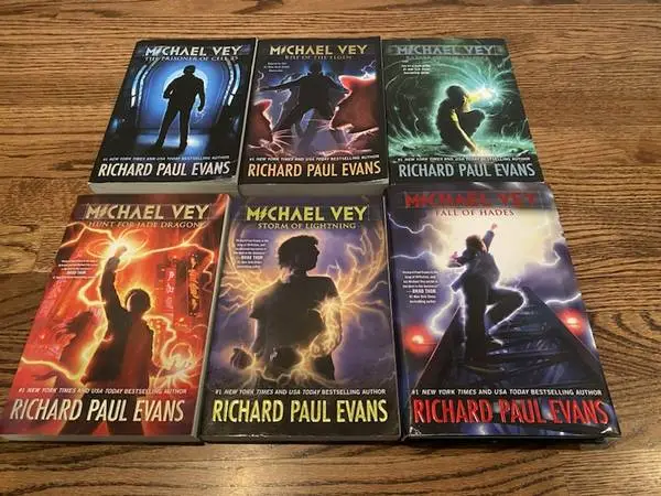 MICHAEL VEY Collection Books Richard Paul Evans #s 1, 2, 3, 4, 5, 6,7