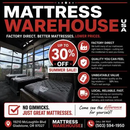 Huge Mattress Clearance Sale king pillow top.