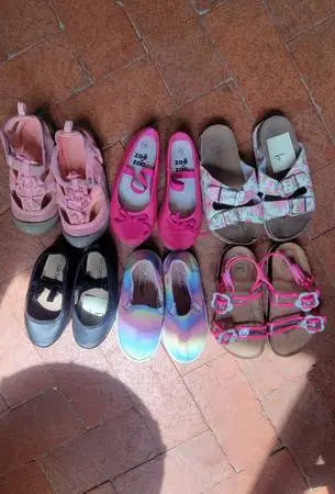 Lot of Assorted Little Girls Shoes size 9