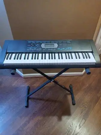 Casio CTK-2100 W/Power Supply and Stand PRICE DROP