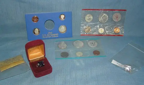 Sterling Silver Proof Coin Sets and Jewelry