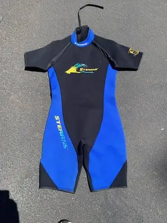 STEARNS BLUE SHORTY WETSUIT SIZE XL