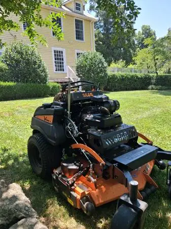 Is your lawn guy not showing up? He getting tired we are ready to go.